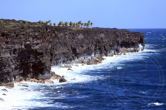 Ocean View at the end of Chain of Craters Rd., Volcanoes National Park
