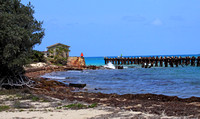 old coaling docks next to Fort Jefferson