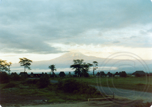 Mt. Kilamanjaro,  huts were our lodging