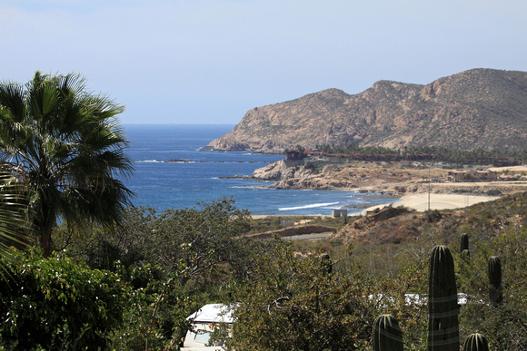 view of Chileno Bay from Los Nidos Inn