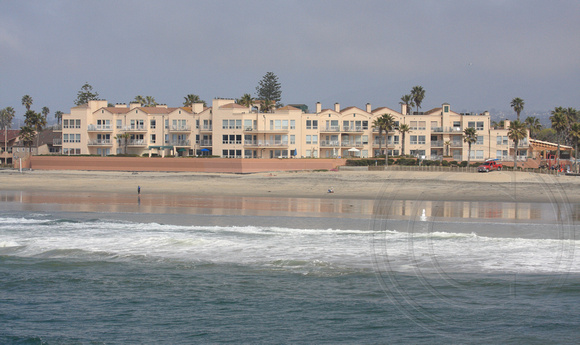 homes near Imperial Beach pier